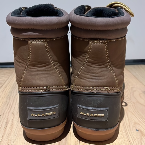 Aleader Men’s Brown Waterproof, Insulated Duck Boots (Size: 9) - Picture 12 of 16
